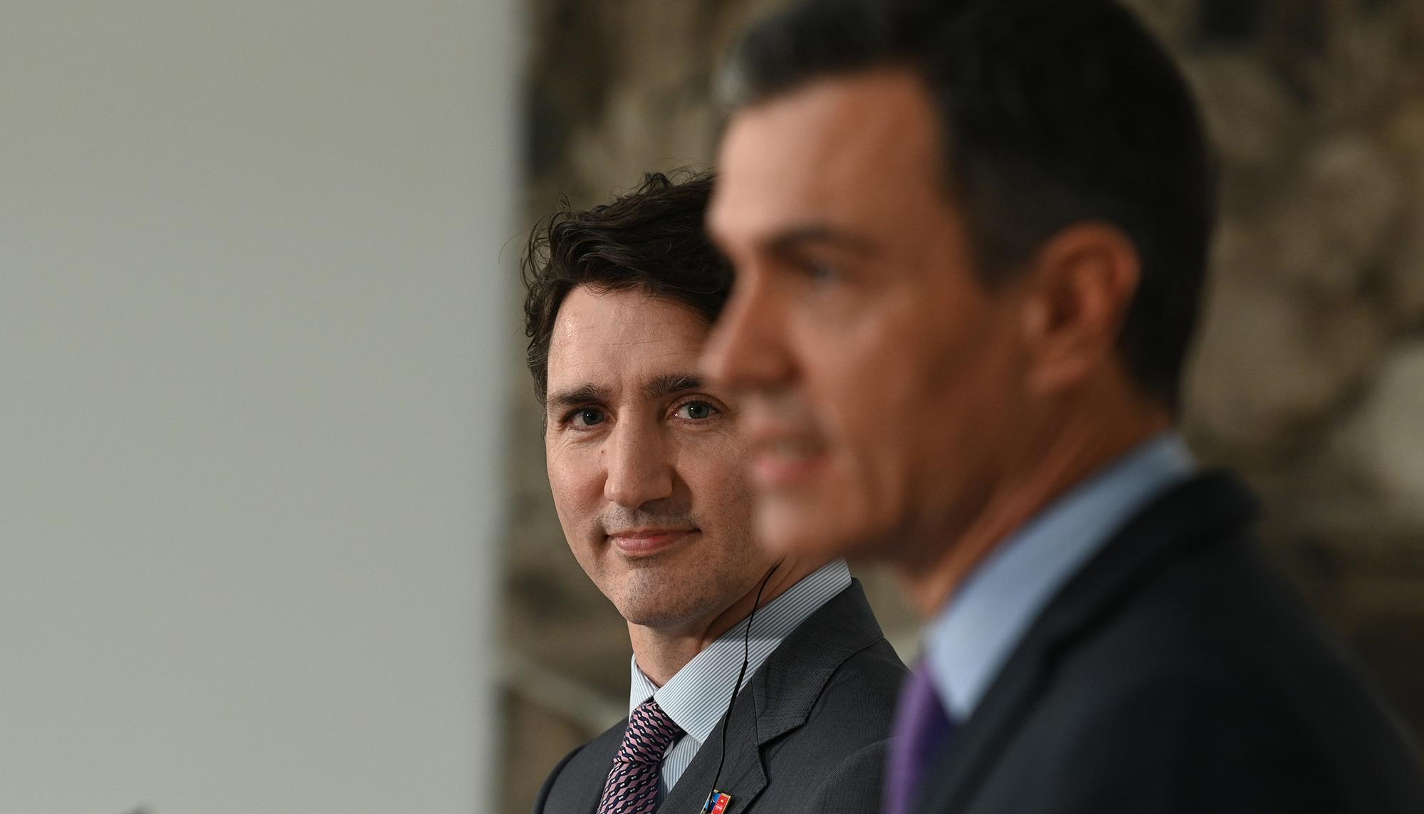 El presidente del Gobierno, Pedro Sánchez, y el primer ministro de Canadá, Justin Trudeau - 7